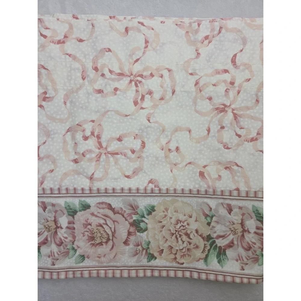 Vintage 80‎ 90s Cottagecore Grandmillennial Floral Valances Dots Romantic Set